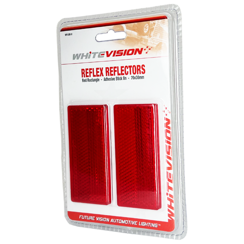 WR130 Series Red Reflector Blister