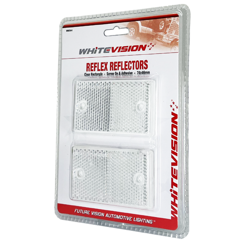 WR6 Series Clear Self Adhesive Reflector - - Twin Pack Blister