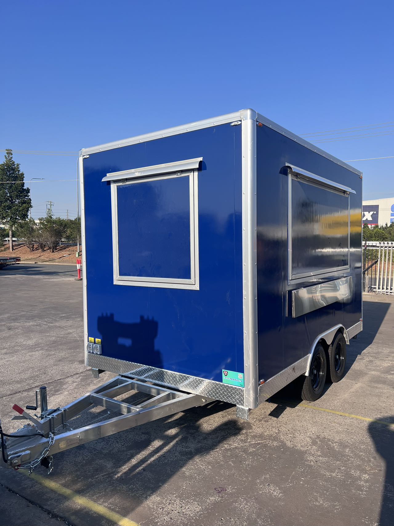 Food Trailer 4 x 2.1 metres Tandem with Great Inclusions and Colours