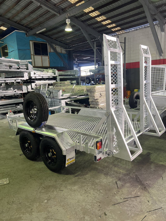 Superior 10×6 Heavy Duty Tandem Plant Trailer With Drop Down Ramp ATM 3500KG