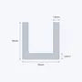 aluminium channel size 10 10 1 6 mm 3