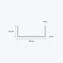 aluminium channel size 381 152 12 9 mm 3