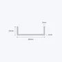 aluminium channel size 80 25 3 mm 3