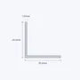 aluminium equal angle size 25 4 25 4 1 57 mm 3