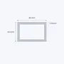aluminium rectangular hollow rhs size 38 1 25 4 2 54 mm 3