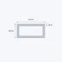 aluminium rectangular hollow rhs size 40 20 3 mm 3