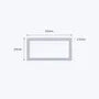 aluminium rectangular hollow rhs size 50 25 2 5 mm 3