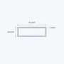 aluminium rectangular hollow rhs size 76 2 25 4 2 4 mm 3