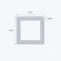 aluminium square hollow shs size 12 12 1 6 mm 3