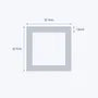 aluminium square hollow shs size 12 7 12 7 1 5 mm 3