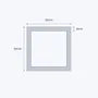 aluminium square hollow shs size 32 32 3 mm 3