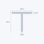 aluminium tee bar size 20 20 1 6 mm 3