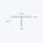 aluminium tee bar size 40 20 1 6 mm 3