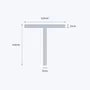 aluminium tee bar size 40 40 3 mm 3
