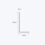 aluminium unequal angle size 100 50 3 mm 3
