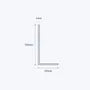 aluminium unequal angle size 100 50 4 mm 3