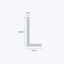 aluminium unequal angle size 40 20 3 mm 3
