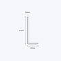 aluminium unequal angle size 50 20 1 6 mm 3