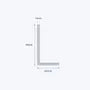 aluminium unequal angle size 75 40 4 mm 3