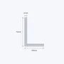 aluminium unequal angle size 75 50 6 mm 3