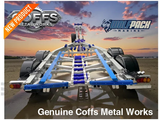 Aluminum Boat Trailer suit boats 20 - 22 foot WP2022 Aluminum Boat Trailer