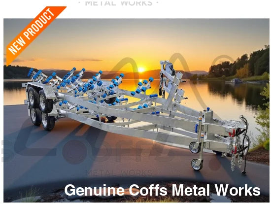 Aluminum Boat Trailer suit boats 5.4 - 6 meters WP1921 Aluminum Boat Trailer