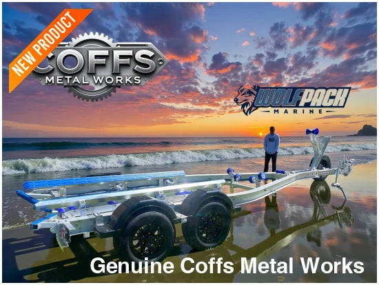 Aluminum Boat Trailer suit boats 5.4 - 6 meters WP1921 Aluminum Boat Trailer