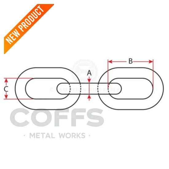 ANCHOR CHAIN - STAINLESS STEEL - SHORT LINK - 304G anchor chain