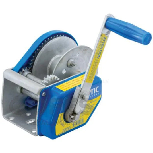 ATLANTIC WINCH - HAND - BRAKE - 10:1 Winch brake Atlantic 10:1 500kg lift no cable trailer winch