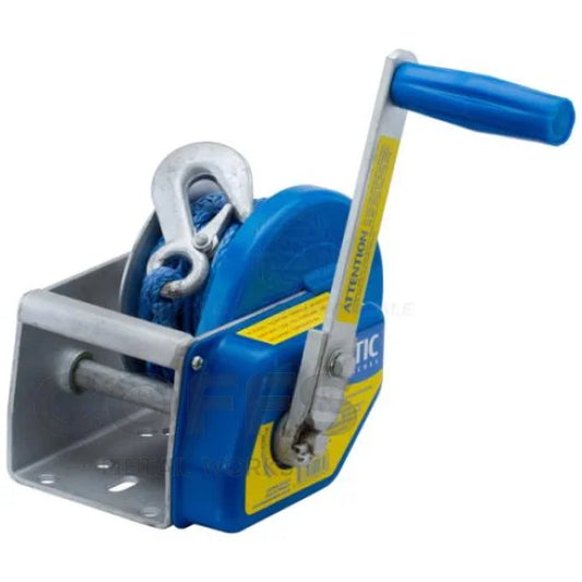 ATLANTIC WINCH - HAND - BRAKE - 5:1 trailer winch