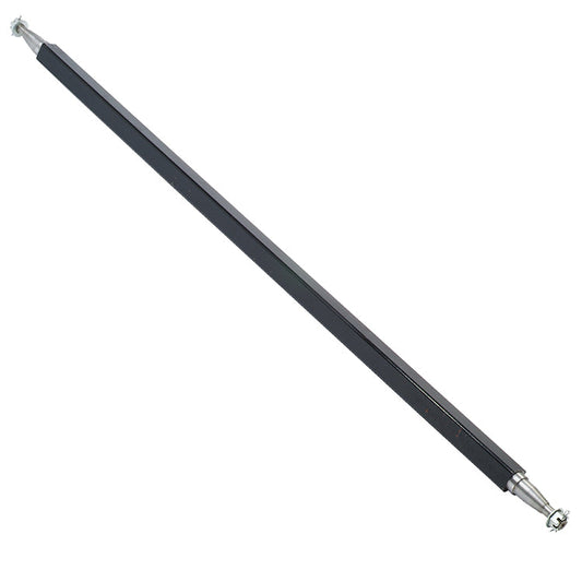 Single Trailer Axle 45Mm Square (Black) trailer axle