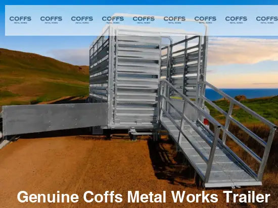 CCT 12×6 Livestock / Cattle Trailer for Sale ATM 3500KG with Side Rails & Ramps cattle livestock
