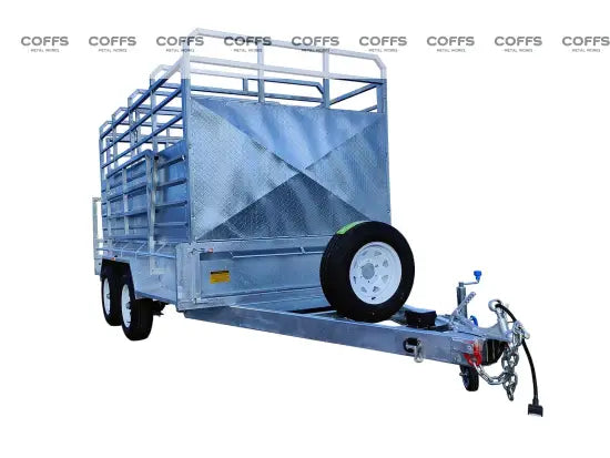 CCT 12×6 Livestock / Cattle Trailer for Sale ATM 4200KG with Side Rails & Ramps cattle livestock