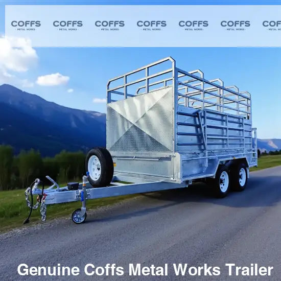 CCT 12×6 Livestock / Cattle Trailer for Sale ATM 4200KG with Side Rails & Ramps cattle livestock