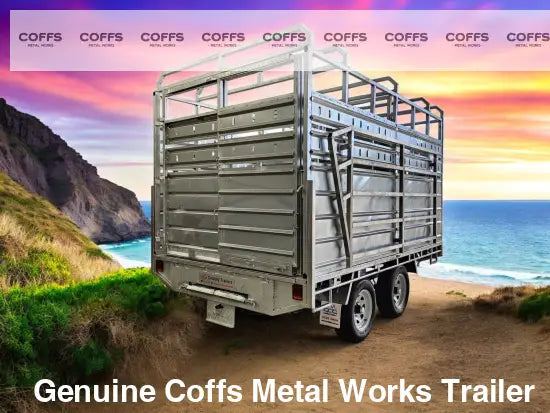 CCT 12×7 FLAT-TOP LIVESTOCK/CATTLE TRAILER FOR SALE ATM 3500KG WITH Side Rails & Ramps cattle livestock