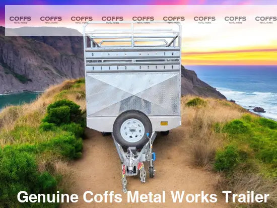 CCT 12×7 FLAT-TOP LIVESTOCK/CATTLE TRAILER FOR SALE ATM 3500KG WITH Side Rails & Ramps cattle livestock