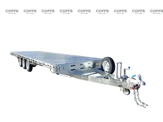 CCT 26×8 (8×2.4m) Tri Axle Flat Deck/Flat Top Trailer ATM 4500kg flatbed trailer