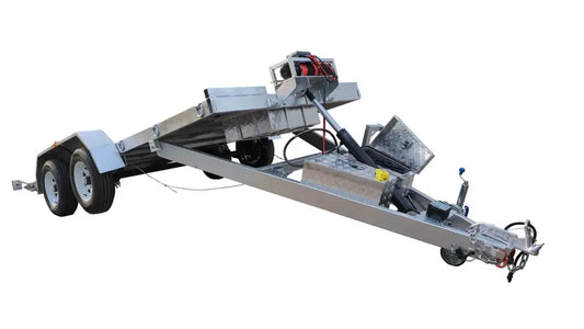 CCT Hydraulic Tipper Car Trailer For Sale Deck size 16.4×6.6ft (5X2m) ATM 3500KG car trailer