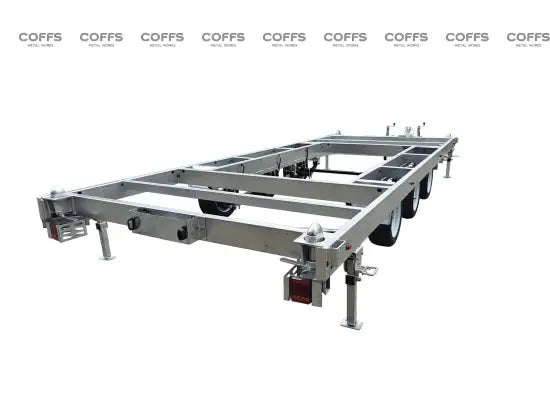 CCT Tri Axle Container Trailer/ Tinny House Trailer ATM 4500kg flatbed trailer