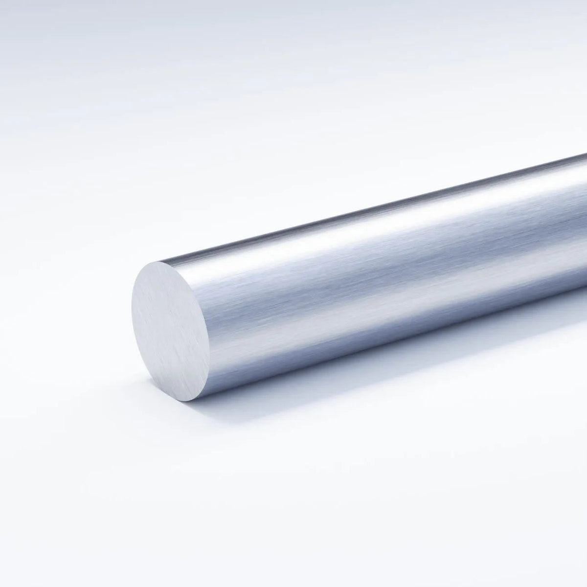 Coffs Metal Works 12mm diameter solid aluminium round bar with a smooth brushed finish for engineering applications