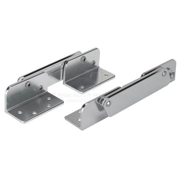 Coffs Metal Works Relaxn Cruiser seat thigh rise hinge pair made of marine grade anodised alloy with pivot washers