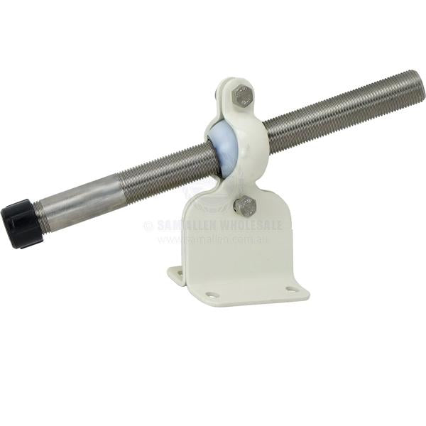 Coffs Metal Works Ultraflex S62 steering cable transom mount kit with corrosion-resistant white steel clamp block