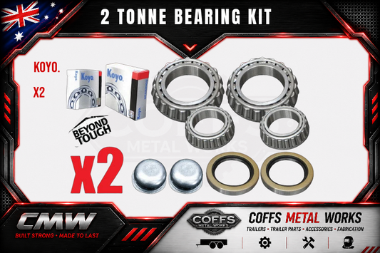 coffs metal works 2 TONNE BEARING KIT 001