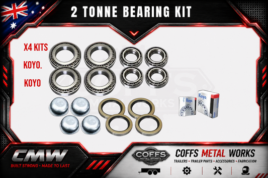 coffs metal works 2 TONNE BEARING KIT 001