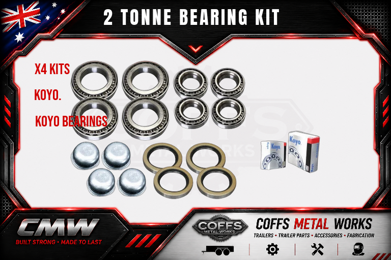 coffs metal works 2 TONNE BEARING KIT 001