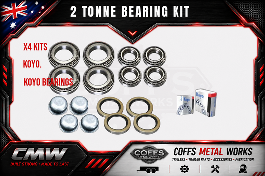 coffs metal works 2 TONNE BEARING KIT 001