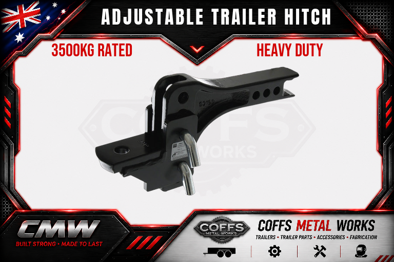Pro Series Heavy Duty Quick Release Trailer Ball Mount. 3500Kg Rated PRO7217
