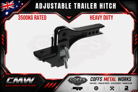Pro Series Heavy Duty Quick Release Trailer Ball Mount. 3500Kg Rated PRO7217