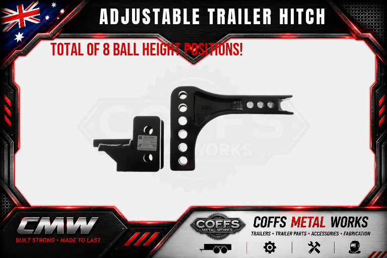 Pro Series Heavy Duty Quick Release Trailer Ball Mount. 3500Kg Rated PRO7217