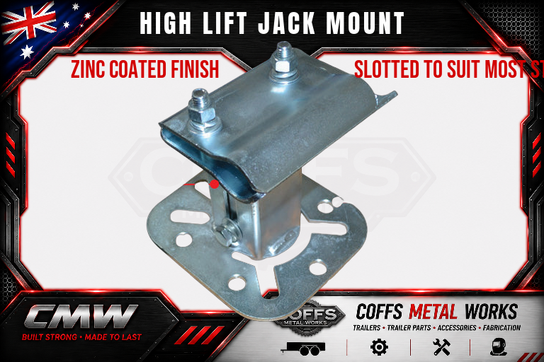 High Lift Jack Mount. Mounts to Spare wheel Holder
